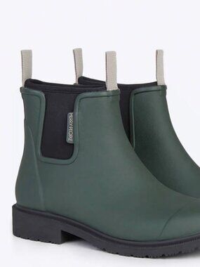 Bobbi Ankle Rain Boot (Gumboot) l Forrest Green